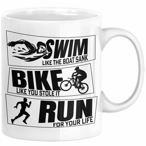 Tazza triathlon scritta regalo