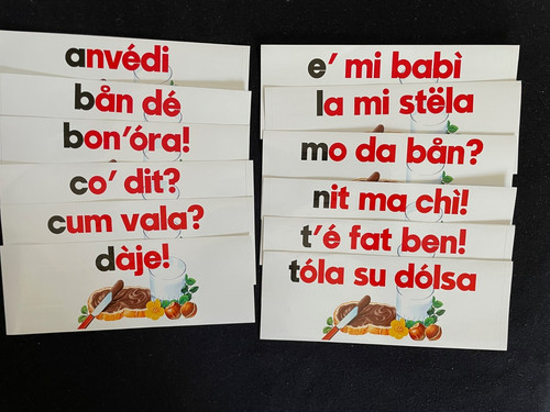 Etichette adesive nutella - etichette,