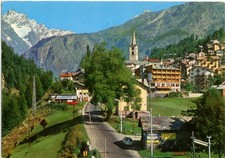 VALTOURNANCHE AOSTA ingresso al Paese insegna Cognac Martell Jeep Land Rover 