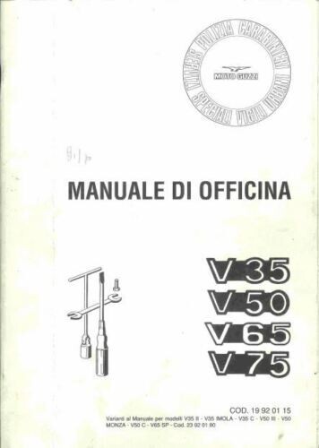 Manuale pdf moto guzzi v35 - pdf,