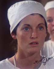 FOTO 8x10 firmata SHARI SABA INFERMIERA SHARI MASH RARA BECKETT BAS