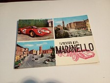 FERRARI DINO 206 NART ,SALUTI DA  MARANELLO , CARTOLINA