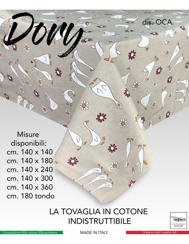 Tovaglia dory oca - tovaglia, ochette