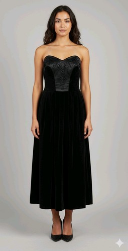 Abito midi vintage laura - abito,