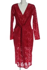 ZARA TRAFALUC Abito a maniche lunghe Donna Abito Taglia IT 40 rosso elegante