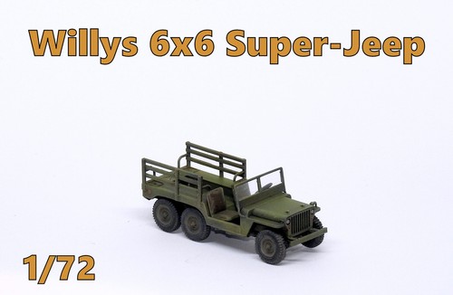 Pro built willys 6x6 - pro, 1/72