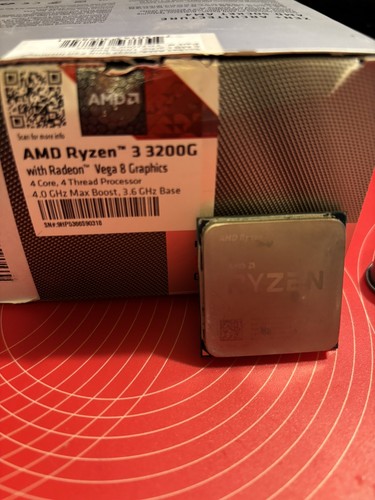 Amd ryzen 3200g 6 ghz - 3,
