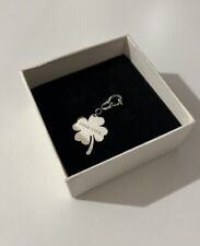 Portachiavi Acciaio Quadrifoglio