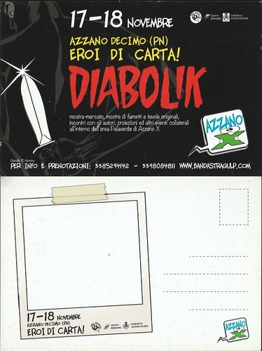 Diabolik cartolina eroi di - diabolik:,