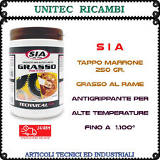SIA Grasso al Rame Tappo Marrone 250gr. alte temperature 1100° antigrippante