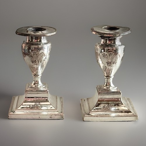 Vecchi candelabri argento - 2,