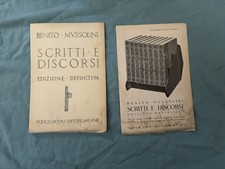 FASCISMO SCRITTI E DISCORSI DI