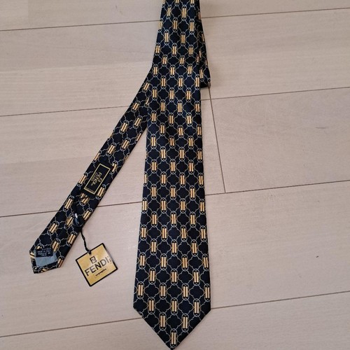 Cravatta fendi seta motivo - cravatta,