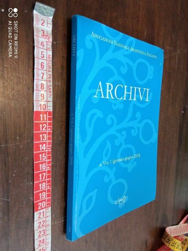 Libro archivi gennaio giugno - archivi., gennaio-giugno