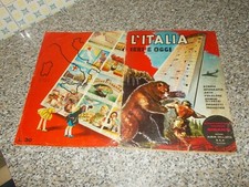 ALBUM L'ITALIA IERI E OGGI ED.BEA/DELL'ARTE ANNI 60 COMPLETO(-27 FIGURINE)D/BUON