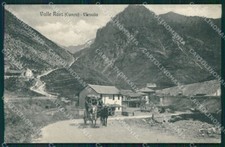 Cuneo Tenda Valle Roia Vievola Diligenza cartolina MT6762