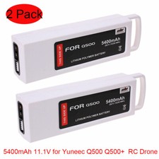 2 pezzi 5400 mAh 3 celle/3S 11,1 V batteria LiPo per Typhoon Q500 4K drone quadricottero