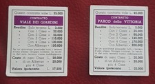 Carte Monopoli In Lire Vintage