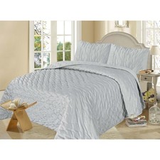 Trapunta matrimoniale Blanc Mariclo' colore beige velluto