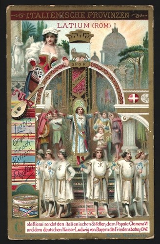 Figurina liebig estratto di - estratto,