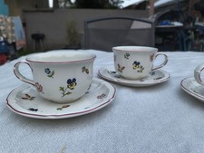 (4) Set di tazze e piattini