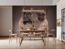 3D Bulldog francese marrone