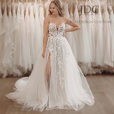 Abito da sposa pizzo foglia