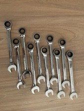 LOTTO DI 10 CHIAVE COMBINATA WURTH ZEBRA A CRICCHETTO REVERSIBILE DA 15