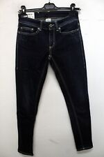 Dondup Jeans Donna Pantalone Taglia 26 / 40 Blu Pant Pants In Cotone Logo