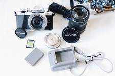 Corpo argento Olympus OM-D