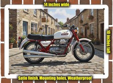 Metal sign 1970 moto - 1970, guzzi