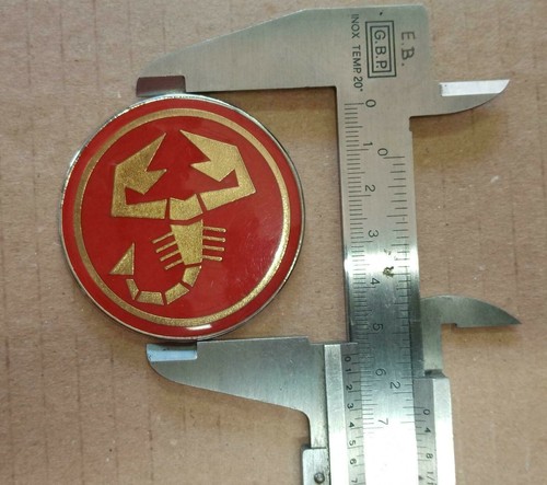 Fregio metallo abarth - in,