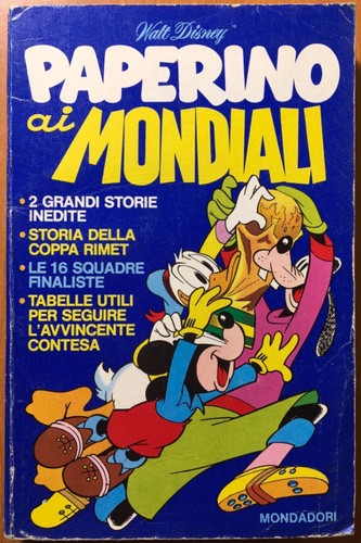 Paperino mondiali 1974 con - paperino,