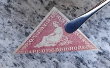 CAPO DI BUONA SPERANZA (cape of good Hope) 1853/1864 Francobollo 1 penny red 