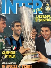Rivista INTER FOOTBALL CLUB . N. 6 GIUGNO 1991 . VITTORIA COPPA UEFA