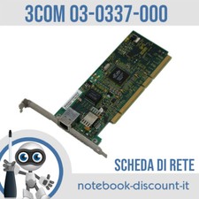 3COM 3C996B-T 03-0337-000 Gigabit Server PCI-X Adattatore Ethernet 10 100 1000