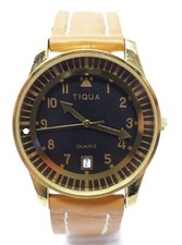 Orologio Tiqua vintage watch maschile anni 80 al quarzo 38mm men's clock raro