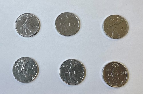 Monete lire piccole - lire, anni