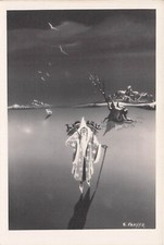 23-61A) CARTOLINA ILLUSTRATORE KRAYER ( BABBO NATALE ? ) EDIZIONE ZAGO VENEZIA