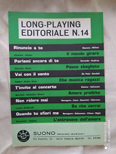 LONG - PLAYING EDITORIALE N° 14 - ALBUM VINTAGE (1969) - 12 SPARTITI AA.VV. - SU