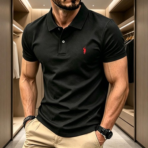 Polo uomo traspirante - , tinta