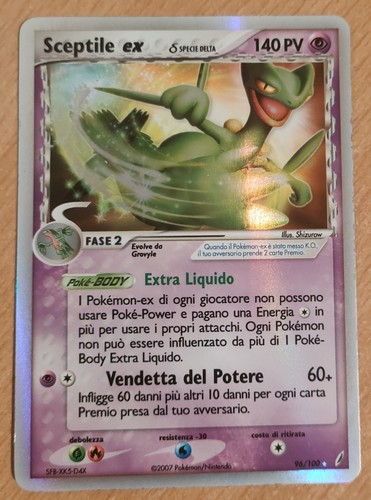 Pokemon sceptile 100 - pokemon, ex