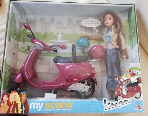 Scene barbie vespa scooter - scene,