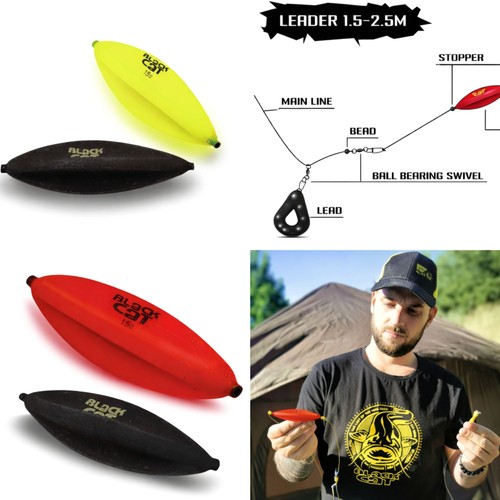 Black cat darter float posa - black,