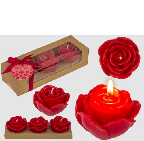 Candele rosso forma di - in, a
