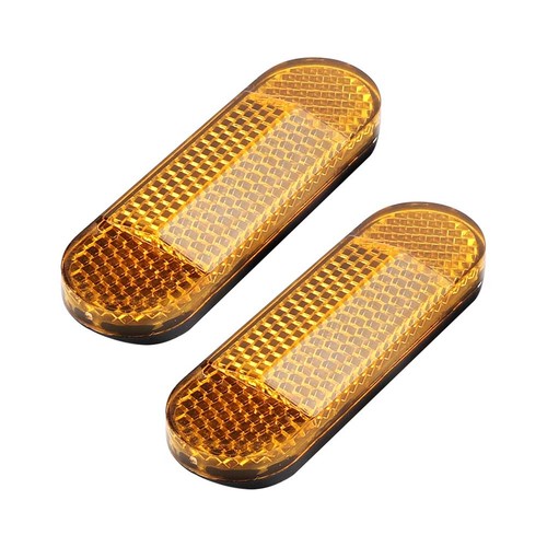Riflettore 2pz nero giallo - riflettore,