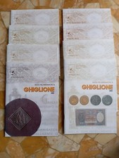8 Cataloghi d'asta numismatica