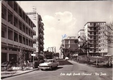 LIDO DEGLI SCACCHI COMACCHIO   B/N  VIAGGIATA 1968 VIA JONIO AUTO BELLA