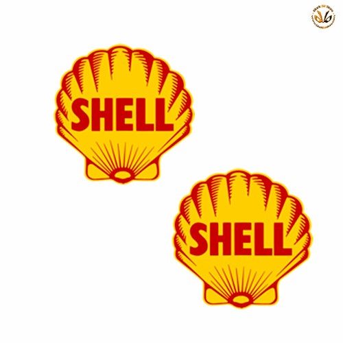 Adesivi replica vintage shell