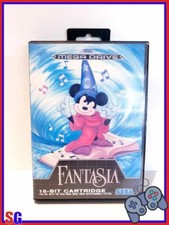 FANTASIA MICKEY MOUSE SEGA MEGA DRIVE PAL COMPLETO USATO SICURO